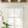 Habitat Limoges White Sheer Rod Pocket Swag Valance Set - 72 x 32