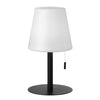 Dainolite Tinsley Table Lamp 2.5w Matte Black Finish White Shade Color Changing Bulb