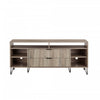 Dumbo Modern 63\" Fluted TV Stand in Rustic Gray