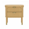 Park Contemporary 24\" Nightstand in Natural (2-Drawer)