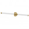 Dainolite Corvette 20w Wall Sconce Aged Brass White Acrylic Diffuser Lamp