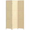 HOMCOM 3-Panel Room Divider, 5.6 FT Wall Divider, Natural Wood