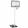 Soozier Portable Basketball Hoop, 7ft-8.5ft Height Adjustable With Wheels
