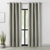 Thermaplus Alpine Light Grey Blackout Grommet Curtain Panel - 52 x 63