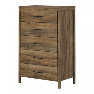 Gravity 5-drawer Chest - Natural Mango