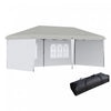 Outsunny 10'x 20' Outdoor Pop Up Canopy Tent Party Tent Commercial Instant Shelter W/ Carrying Bag White
