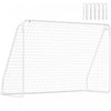 Soozier Soccer Goal for Backyard, Soccer Net, White, 10 x 4 ft