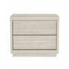 Navis Contemporary 26\" Nightstand in Whitewashed Oak (2-Drawer)