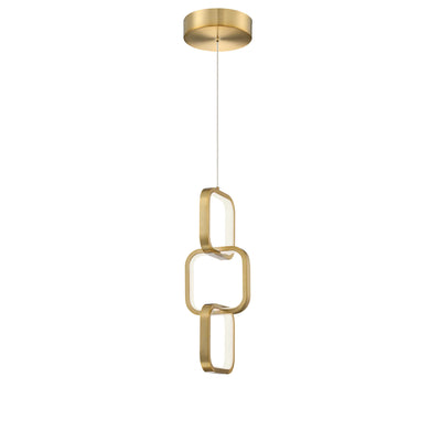 Dainolite Patsy LED Pendant 20w Aged Brass White Silicone Diffuser Lamp|Luminaire suspendu Patsy de Dainolite en silicone blanc qui diffuse la lumière, avec fini laiton vieilli et ampoule à DEL de 20 W