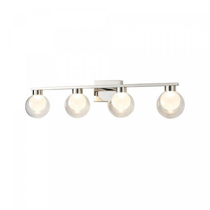 Colton 4 Light Bathroom Vanity, Chrome