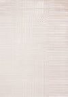 Leonardo White Grey Modern Lines Area Rug - 5'3\" x 7'7\"