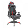 TygerClaw Fabric Gaming Chair with Lumbar Pillow and Leg Rest Office Chair