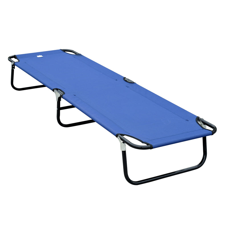 Outsunny Folding Camping Cot For Adults Portable Outdoor