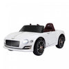 Aosom 12v Powered Ride-On Car Licensed Bentley Battery Powered Electric Vehicles W/ Parent Remote Control, Headlights, Mp3, 2 Speed, Usb Port - White