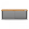 Gladiator Storage Shoe Bench - Grey Slate