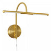 Dainolite Display/Exhibit LED Picture Light 6w Aged Brass Finish Lamp
