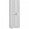HOMCOM Storage Cabinet with Storage Shelves Pantry Cupboard Cabinet, White