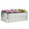 Outsunny Raised Garden Bed, 71'' X 35'' X 23'' Galvanized Steel Planters For Outdoor Plants With Multi-reinforced Rods For Vegetables, Flowers And Herbs, Silver