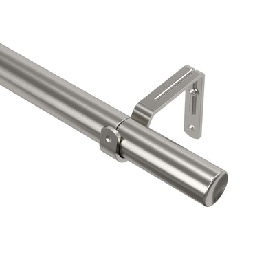 Umbra Zen Nickel Steel Expandable 1" Curtain Rod - 32"-64" | Tringle à rideaux extensible Zen de Umbra acier nickel de 1 po - 32 po à 64 po