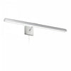 Dainolite Leonardo 32\" Picture Light 40w Satin Chrome With Frosted Glass Diffuser Lamp