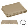 Outsunny 13' X 8' Retractable Awning Replacement Canvas, Beige