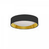 Dainolite Cfled Flush Mount 11\" Black/Gold Shade Lamp