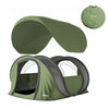 Outsunny Pop-Up Camping Tent for 4-5 Person, Green