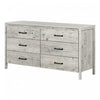 Gravity 6-drawer Dresser - Seaside Pine
