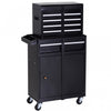 Durhand Rolling Tool Chest With 5 Drawers And Pegboard