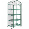 Outsunny Portable Greenhouse With 4 Tier Shelves, Plastic Cover, Clear