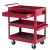 Homcom 3 Tray Rolling Tool Cart With Drawer