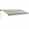 Outsunny 15' X 10' Patio Retractable Awning Sunshade Shelter, Light Grey