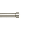 Umbra Cappa Nickel Expandable 1\" Curtain Rod - 66\"-120\"