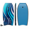 Costway 33\" Lightweight Body Board With Eps Core Xpe Deck Hdpe Bottom Crescent Tail Blue
