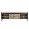 Dumbo Modern 85\" Fluted TV Stand in Golden Brown