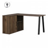 Zolten L-Shaped Desk with Power Bar - Natural Walnut