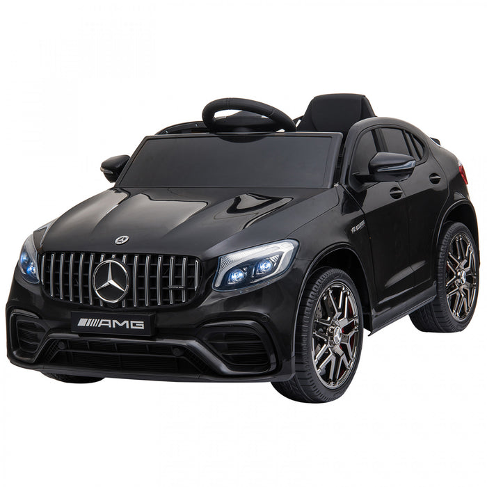 Aosom Officially Licensed Kids Powered Ride-On Car 12v Electric Ride On Car Perfect Toy Gift With Remote Control Suspension Wheel, Black