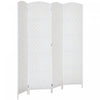 HOMCOM 4 Panel Folding Room Divider Privacy Screen Indoor Home Decoration