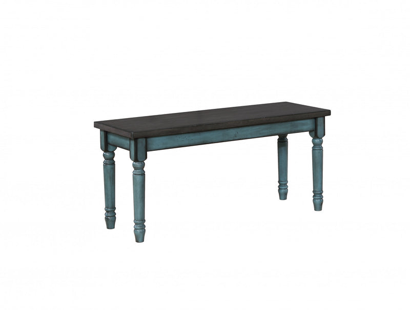 Willow Dining Bench - Teal