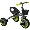 Qaba Tricycle For Toddler 2-5 Year Old Girls And Boys, Toddler Bike With Adjustable Seat, Basket, Bell, Black