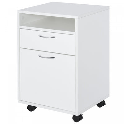 Homcom Mobile Filing Cabinet With Drawer|Homcom Classeur Mobile Avec Tiroir