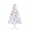 Homcom 5ft Artificial Christmas Tree With Ornament And 680 Branch Tips