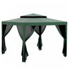 Outsunny 10'x10' Canopy Tent With Mesh Netting And Double Tier Roof, Green