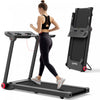 Superfit 3.75hp Folding Treadmill Electric Running Machine W/bluetooth App Self-standing