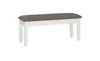 Jane Fabric Storage Dining Bench - Taupe