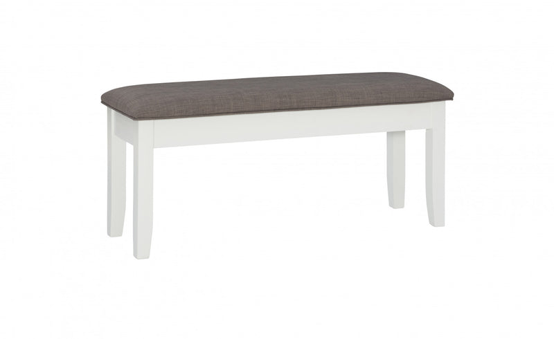 Jane Fabric Storage Dining Bench - Taupe