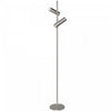 Dainolite Constance Floor Lamp 12w Satin Chrome Frosted Acrylic Diffuser