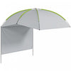 Outsunny Portable Rooftop Car Awning With Side Wall And Carry Bag
