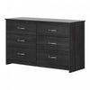 Tassio 6-drawer Dresser - Gray Oak