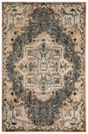 Esmira Traditional Blue Washable Rug 6'7\" x 9'0\" Indoor Area Rug